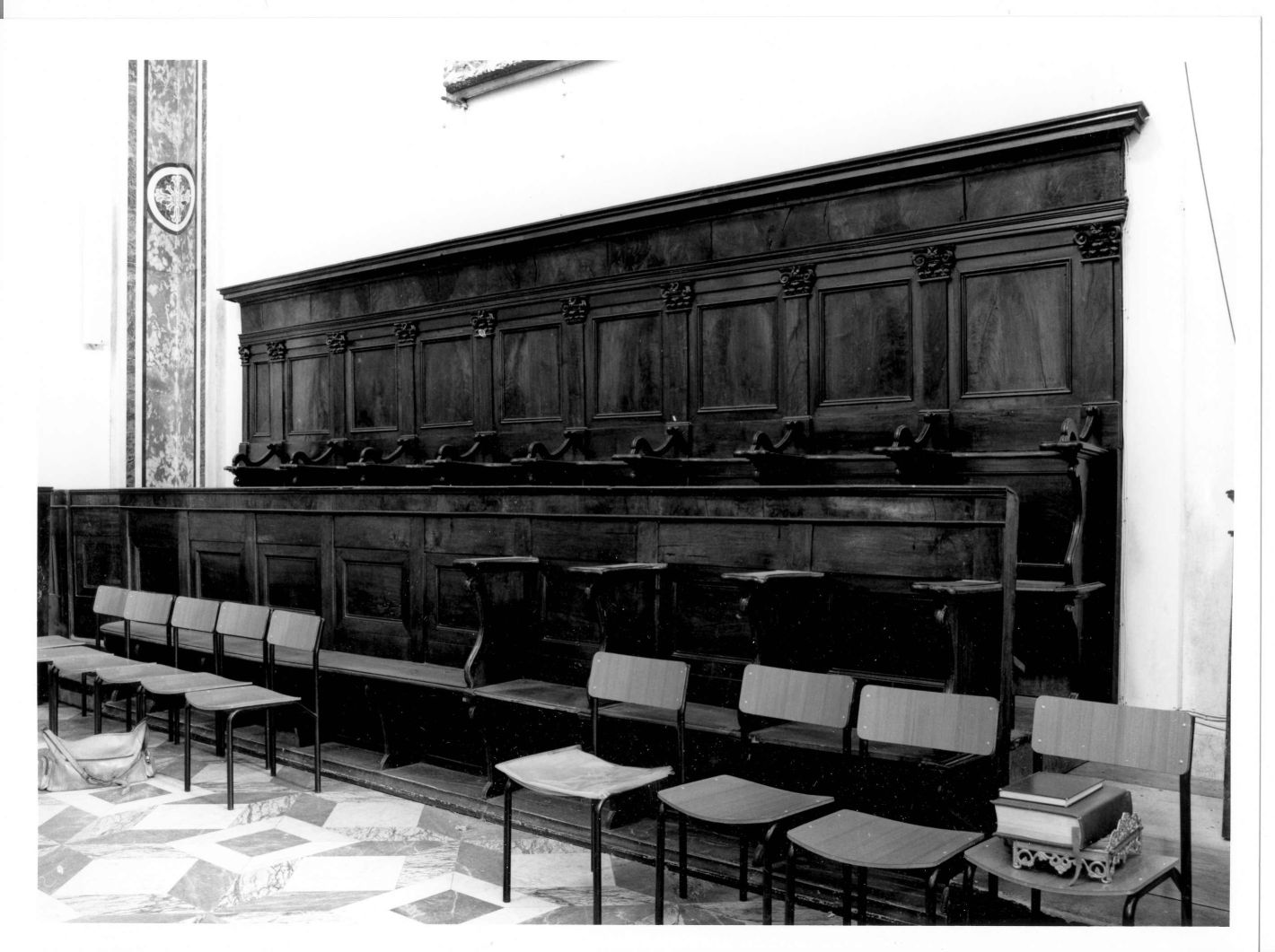 stalli del coro - bottega napoletana (seconda metà sec. XIX)