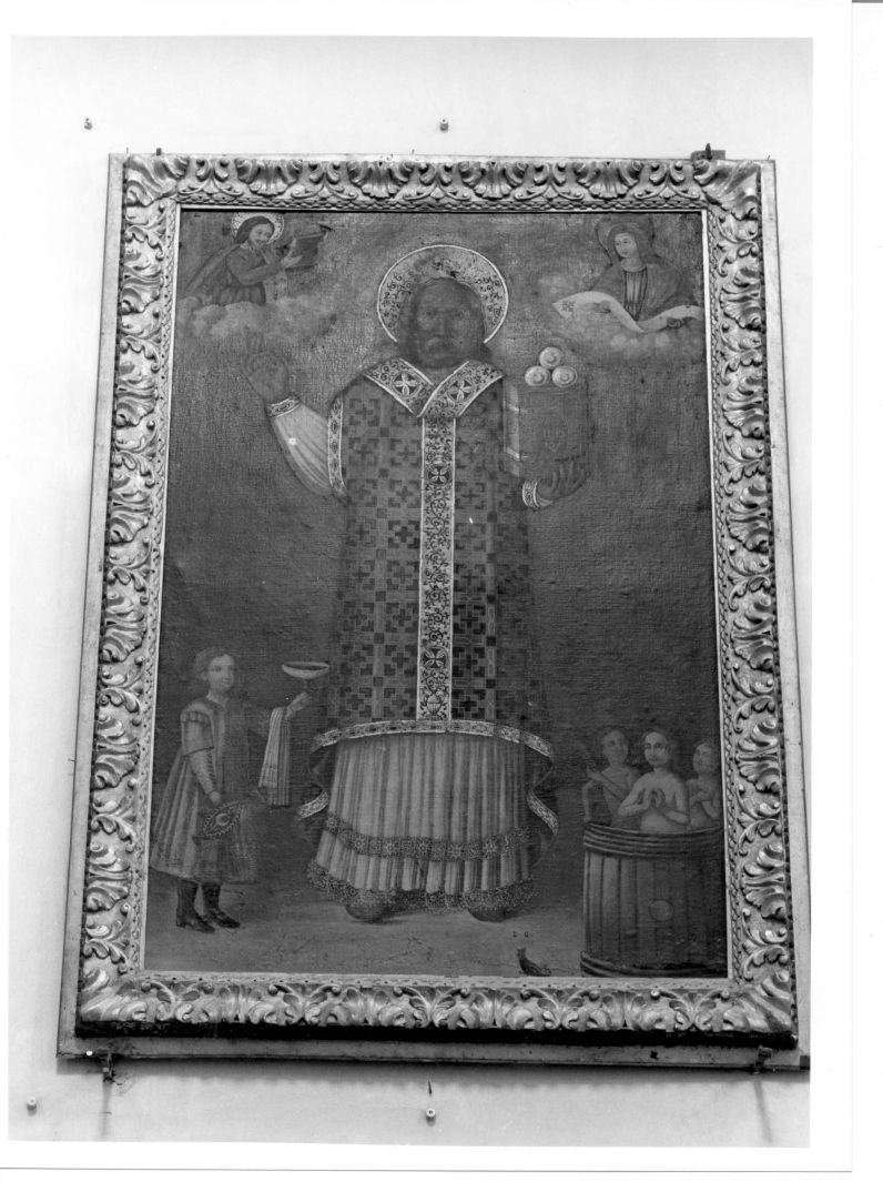 San Nicola di Bari resuscita i tre fanciulli (dipinto) - ambito napoletano (fine/inizio secc. XVIII/ XIX)
