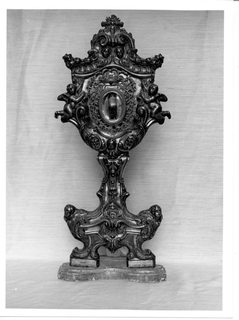 reliquiario-ostensorio - bottega napoletana (seconda metà sec. XVIII)