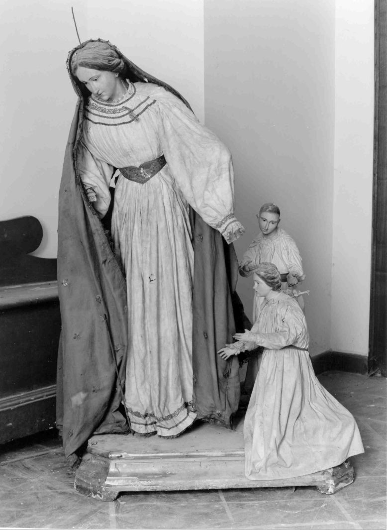 Madonna (gruppo scultoreo) - bottega campana (fine/inizio secc. XVIII/ XIX)