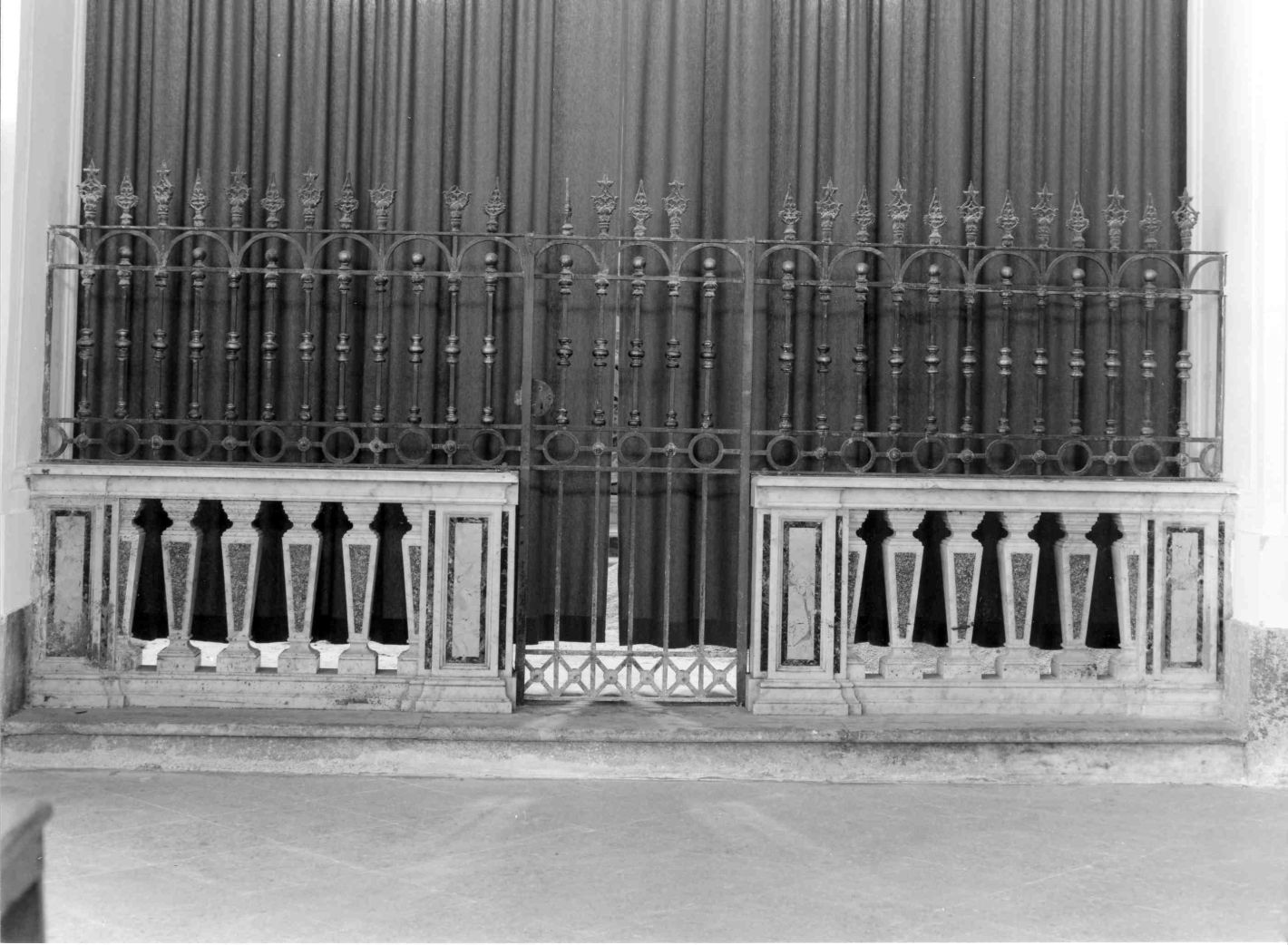 balaustrata, serie - bottega campana (sec. XIX)