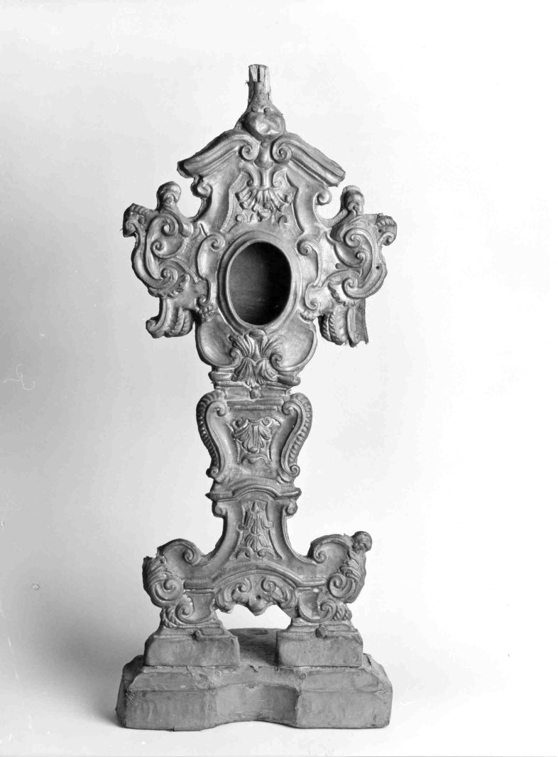 reliquiario - a ostensorio - bottega napoletana (sec. XVIII)