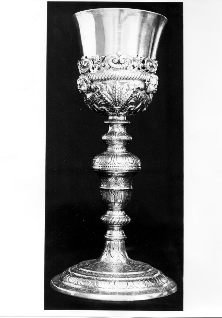calice - bottega campana (fine/inizio secc. XVII/ XVIII)