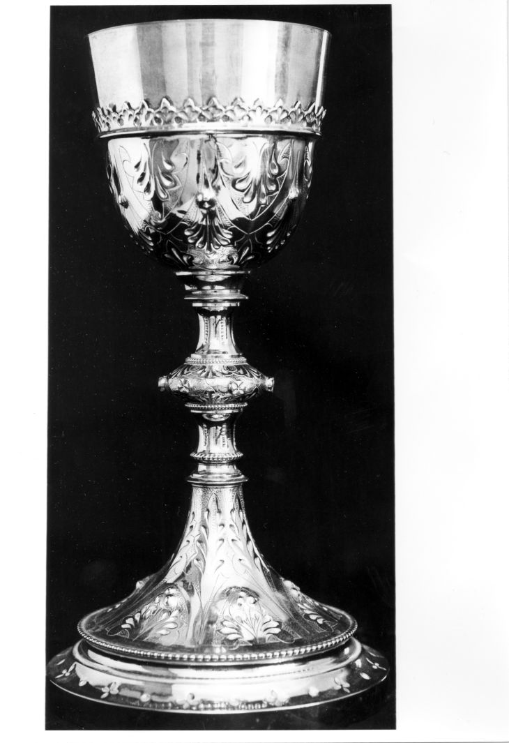 calice - bottega campana (seconda metà sec. XIX)