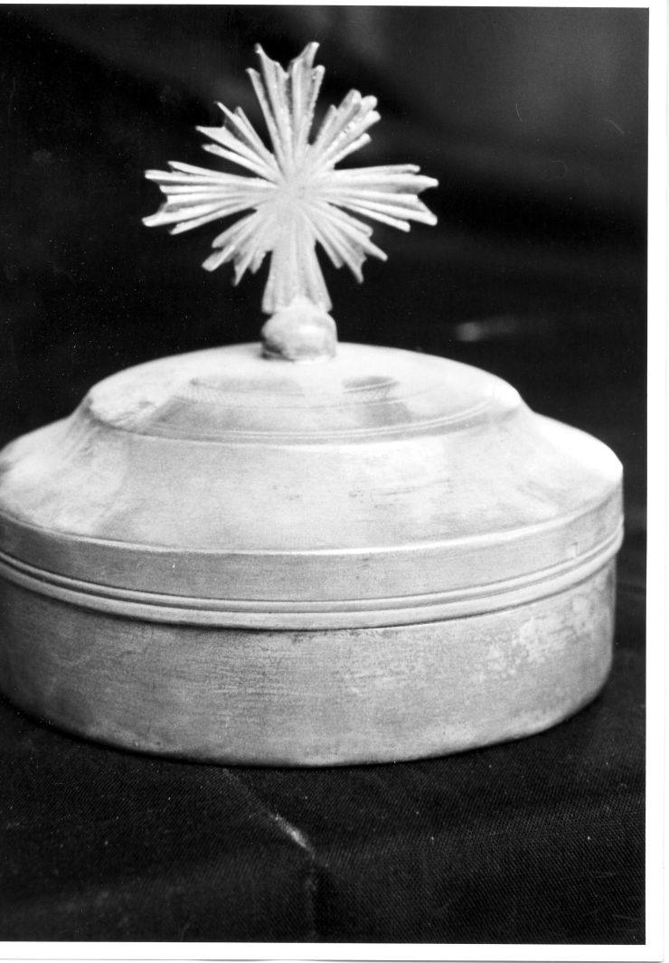 teca eucaristica - bottega campana (prima metà sec. XIX)