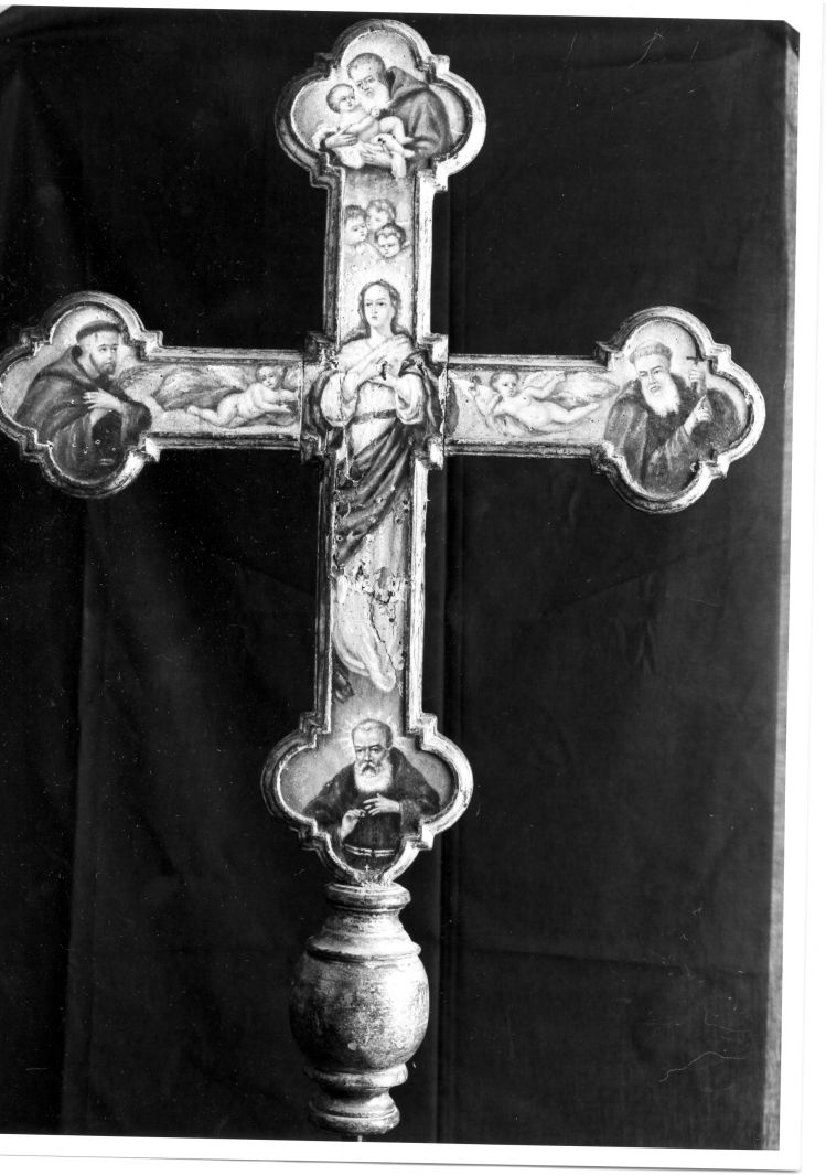 croce processionale - bottega campana (sec. XVIII)