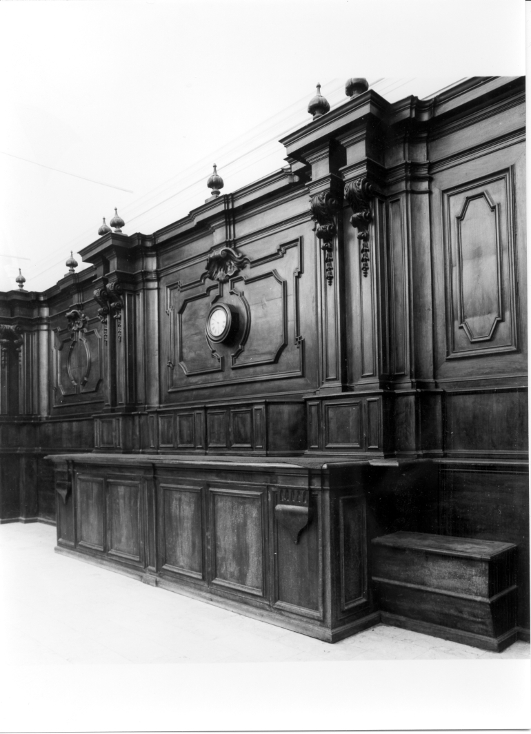 mobile da sacrestia - bottega campana (fine sec. XIX)