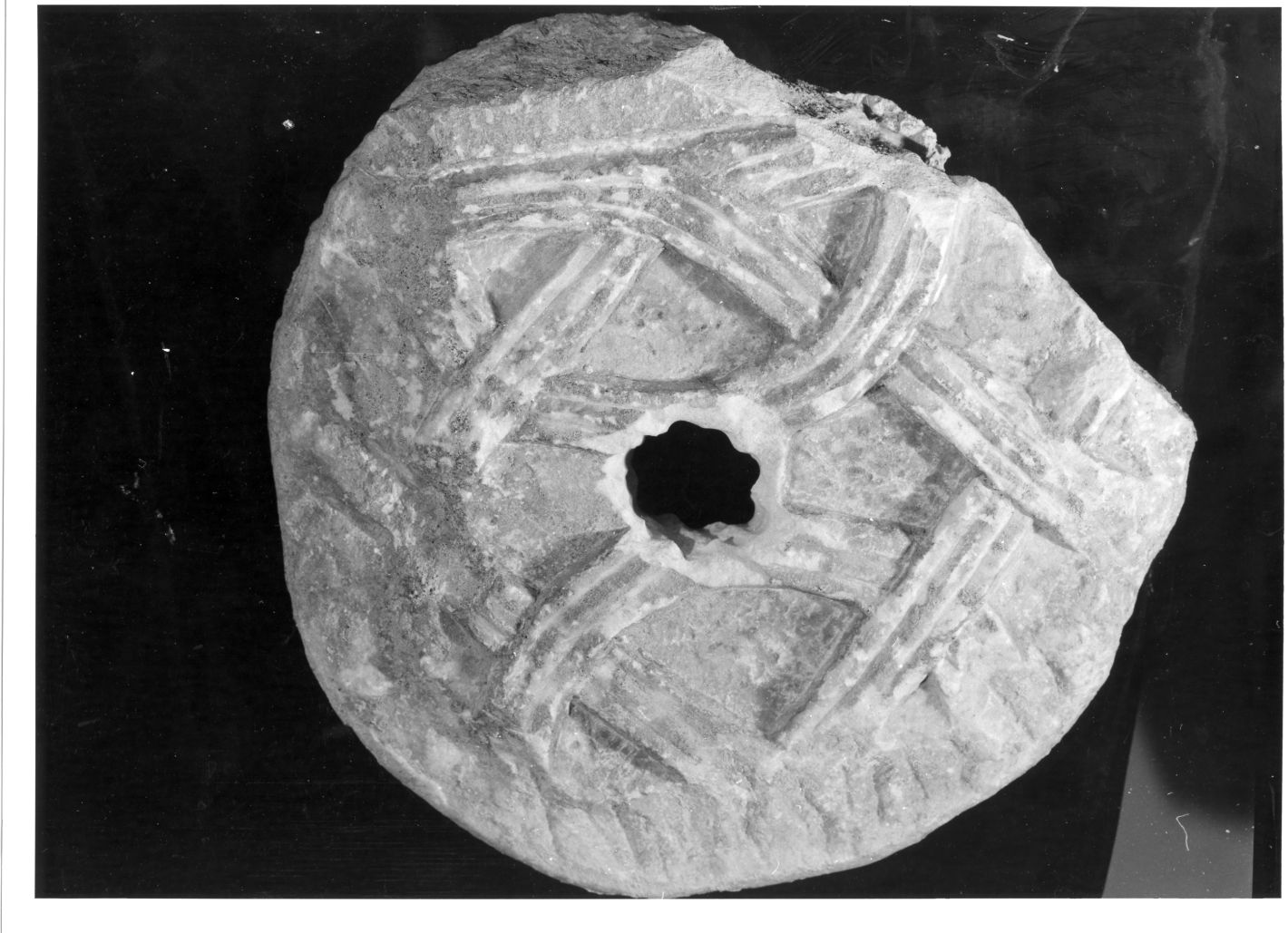 pluteo, frammento - bottega campana (fine/inizio secc. VIII/ IX)