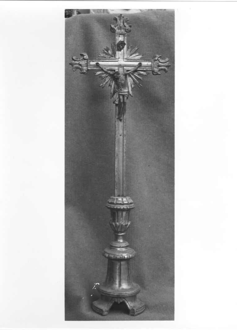 croce d'altare - bottega campana (sec. XVIII)
