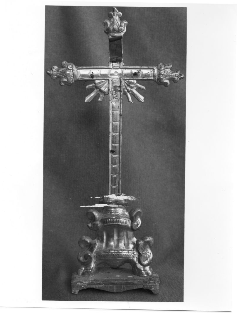 croce d'altare - bottega campana (sec. XVIII)