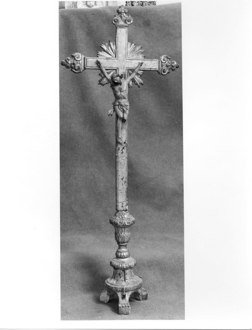croce d'altare - bottega campana (sec. XVIII)