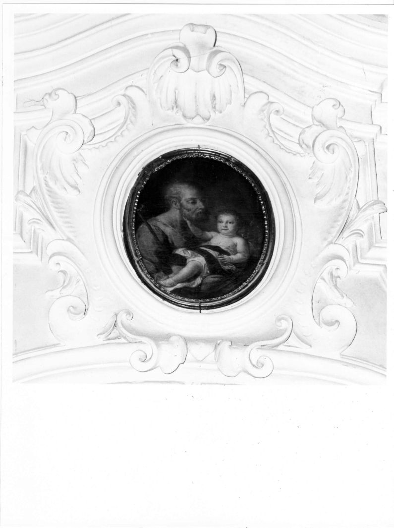 San Giuseppe e Gesù Bambino (dipinto) - ambito campano (secc. XVIII/ XIX)