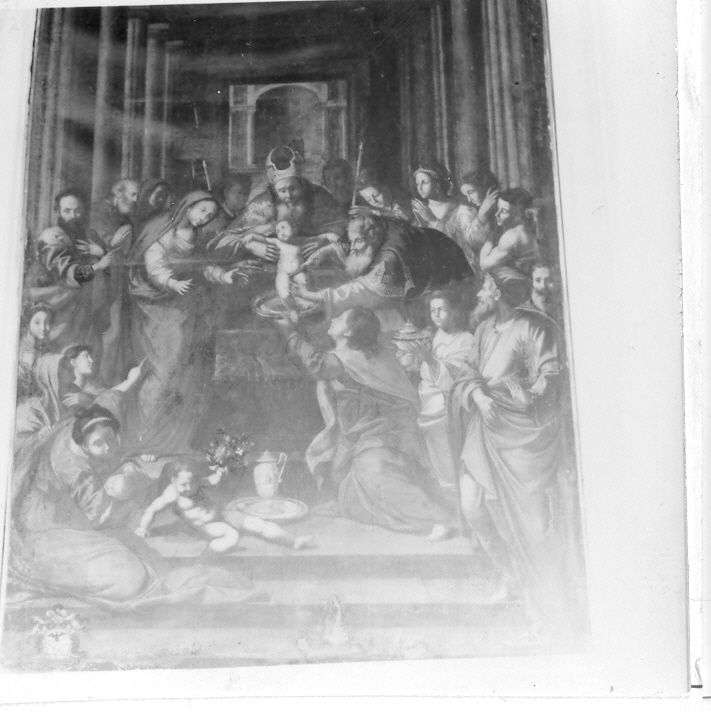 presentazione di Gesù al tempio (dipinto) - ambito napoletano (fine sec. XVI)