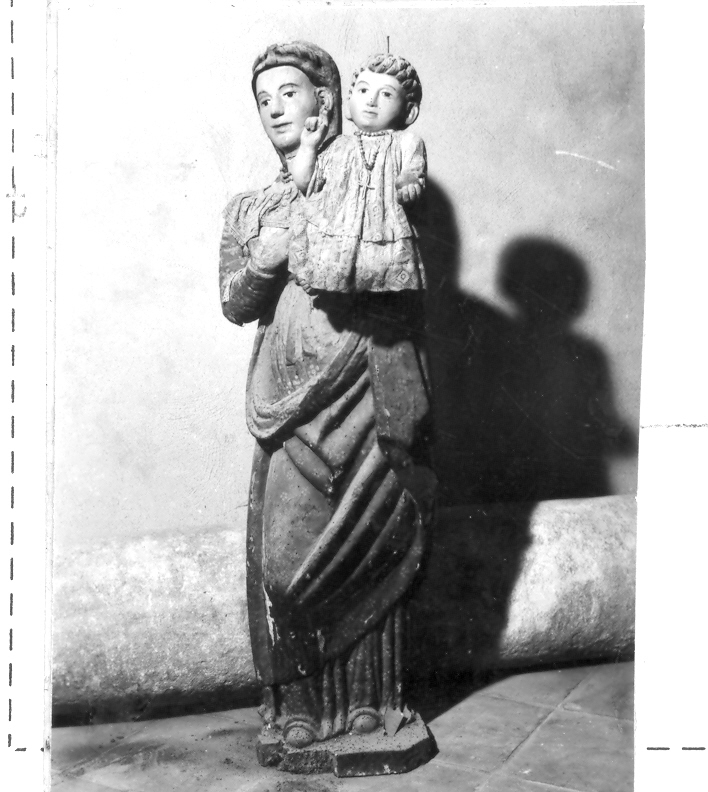 Madonna con Bambino (statua) - bottega campana (seconda metà sec. XVII)
