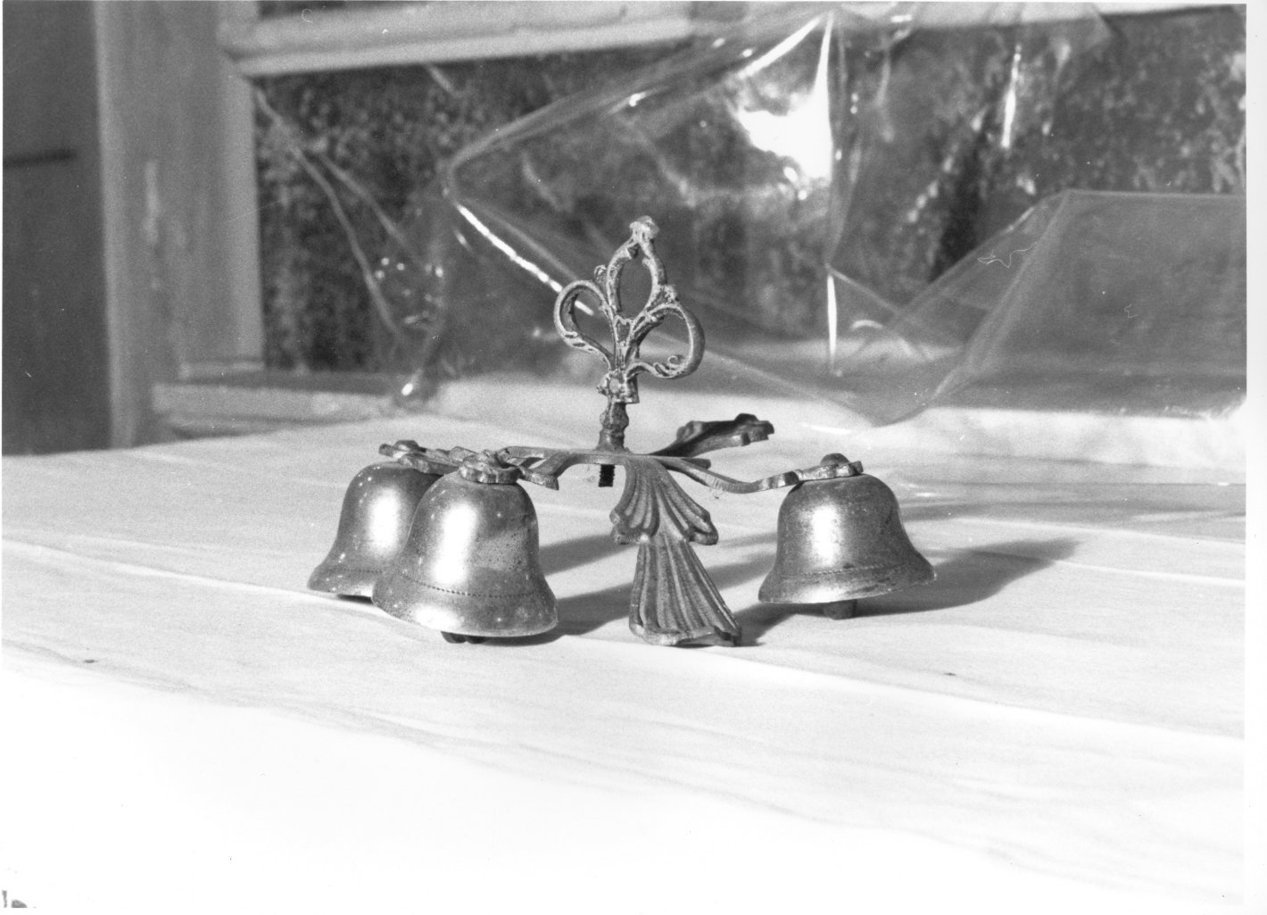 campanello d'altare multiplo - bottega campana (sec. XIX)