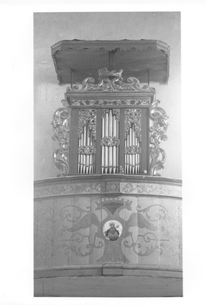 cassa d'organo - bottega napoletana (seconda metà sec. XVIII)