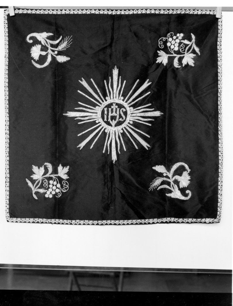 velo di calice - manifattura campana (fine/inizio secc. XVIII/ XIX)