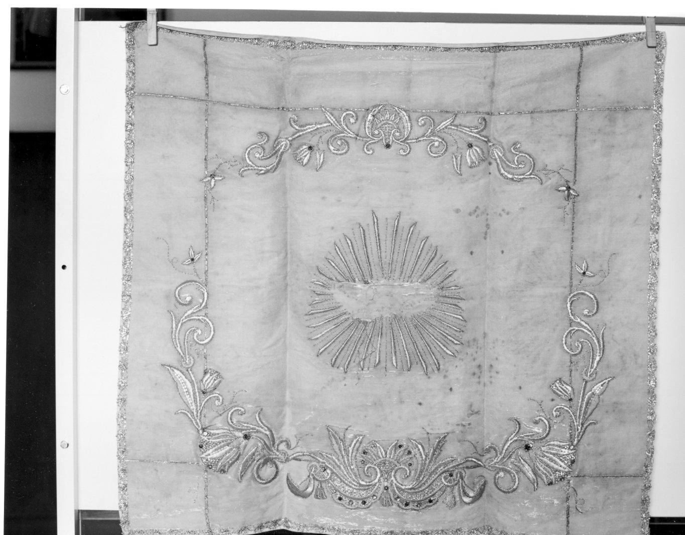 velo di calice - manifattura campana (fine/inizio secc. XVIII/ XIX)