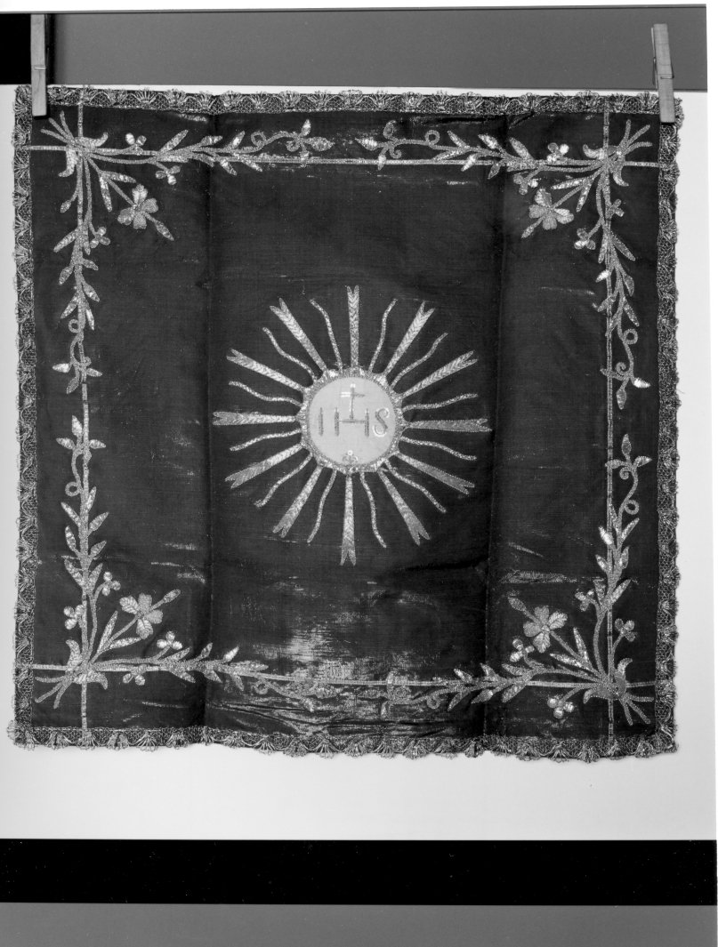 velo di calice - manifattura campana (fine/inizio secc. XVIII/ XIX)