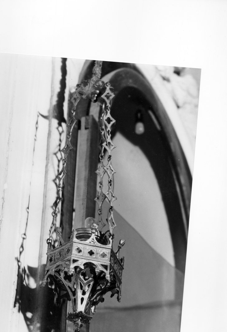 lampada pensile, serie - bottega campana (inizio sec. XX)