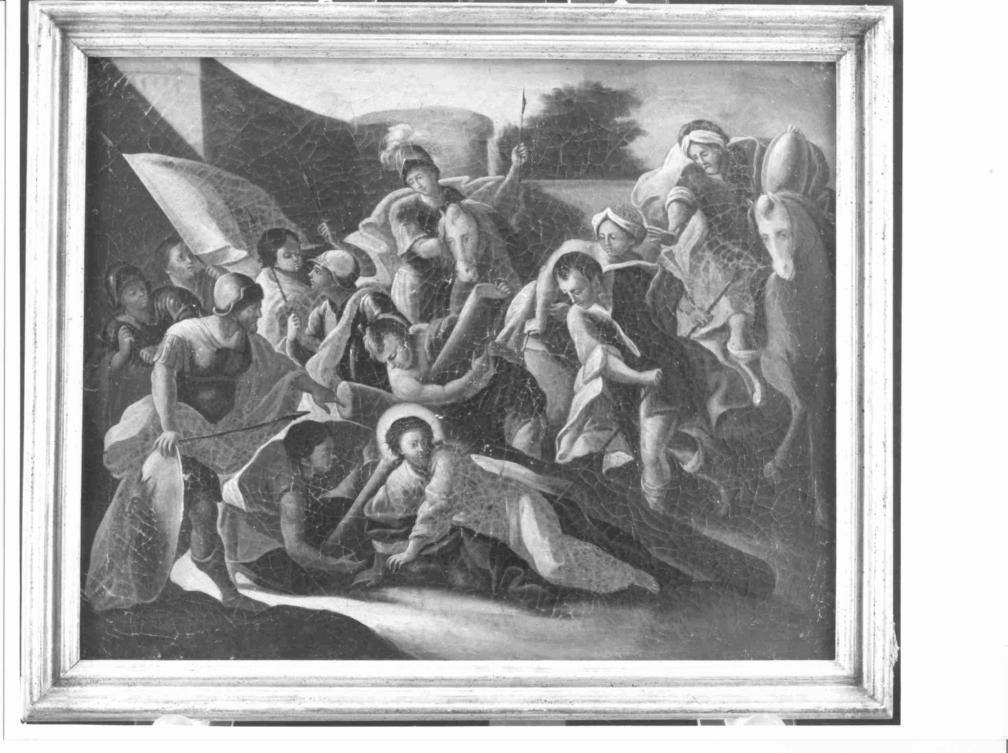 stazioni della via crucis (dipinto) - ambito Italia meridionale (sec. XIX)