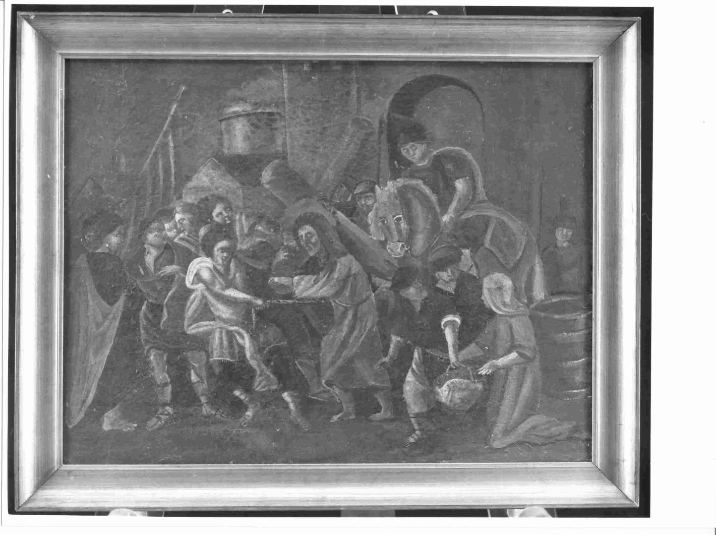 stazioni della via crucis (dipinto) - ambito Italia meridionale (sec. XIX)