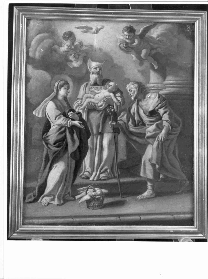 presentazione di Gesù al tempio (dipinto) - ambito Italia meridionale (sec. XVIII)