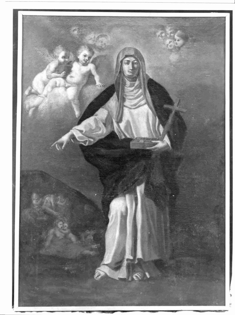 Santa monaca (dipinto) - ambito Italia meridionale (sec. XVIII)