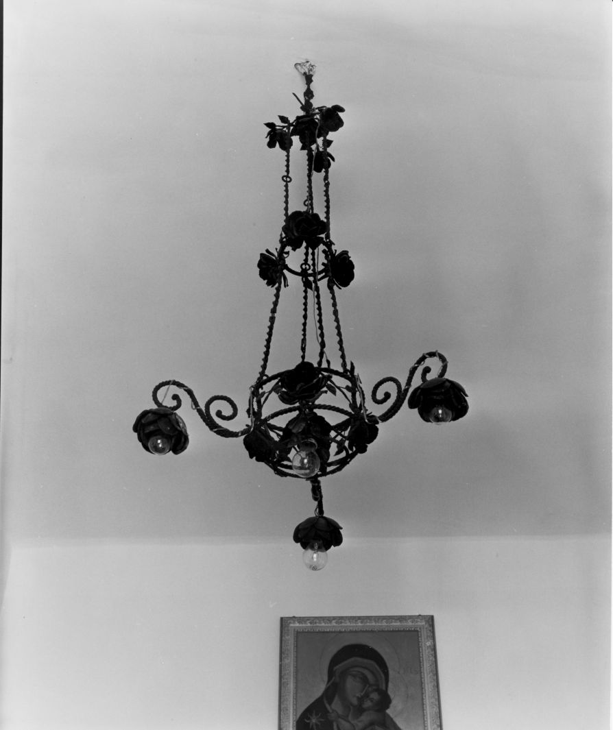 lampadario - bottega Italia meridionale (inizio sec. XX)