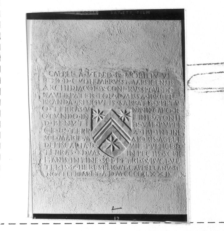 stemma (lapide, opera isolata) - bottega campana (sec. XV)