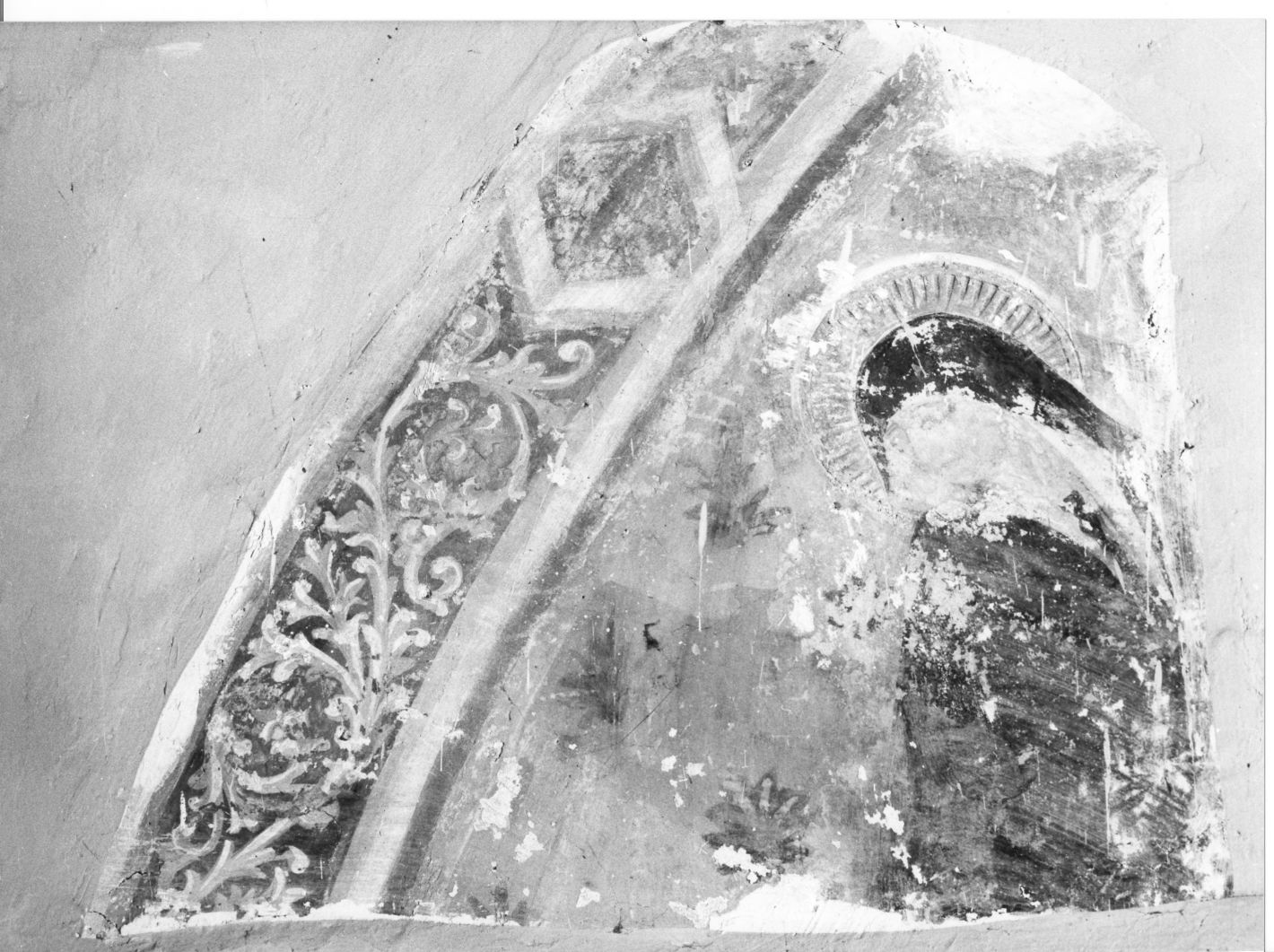 Madonna (dipinto, frammento) - ambito campano (sec. XVI)