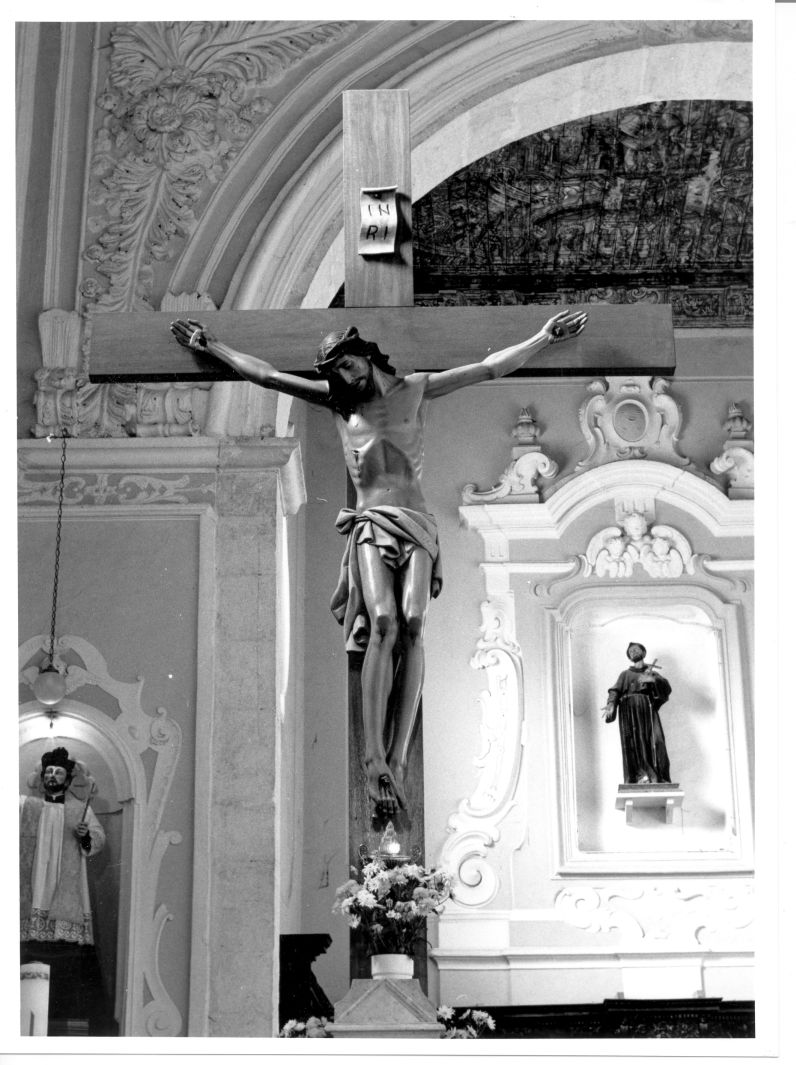 crocifisso - bottega campana (prima metà sec. XX)