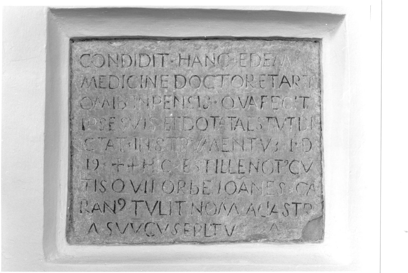 lapide - bottega campana (sec. XVI)