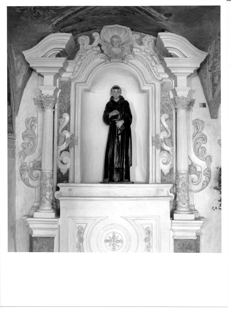 mostra architettonica d'altare - bottega campana (sec. XVIII)