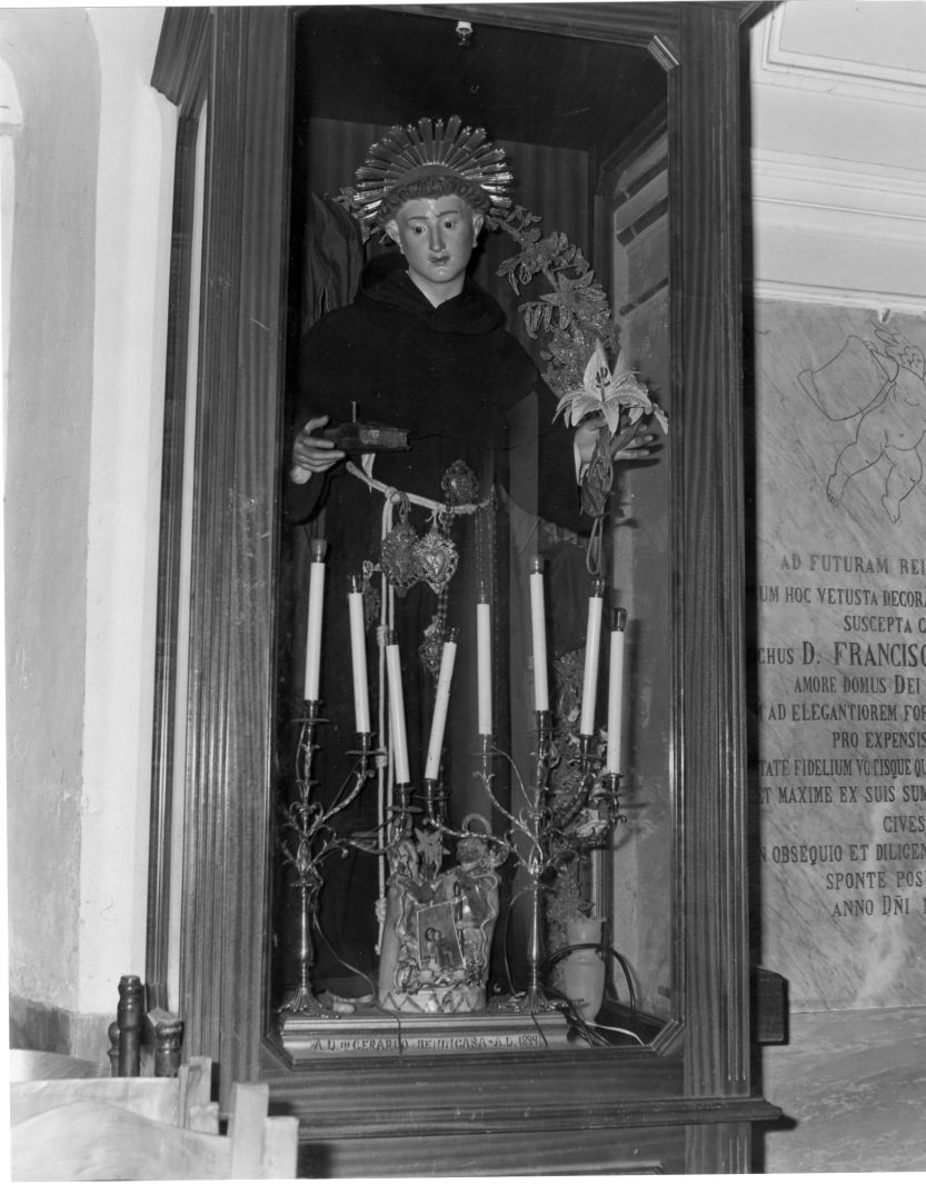 Sant'Antonio da Padova (manichino) - bottega Italia meridionale (sec. XIX)