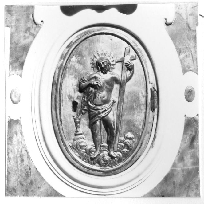 Cristo (sportello di tabernacolo) - bottega napoletana (sec. XIX)