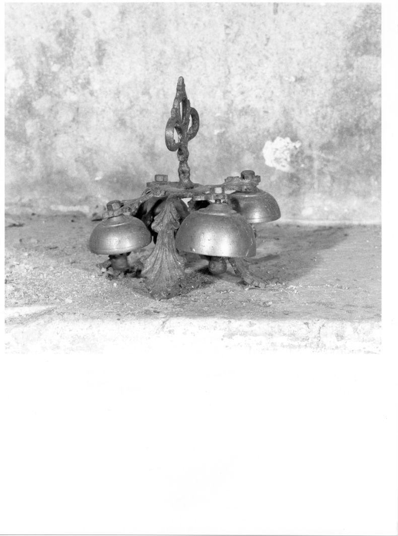 campanello d'altare multiplo - bottega campana (sec. XIX)