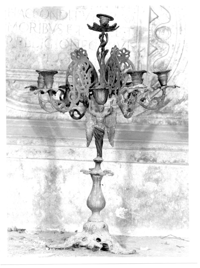 candeliere - bottega campana (sec. XIX)