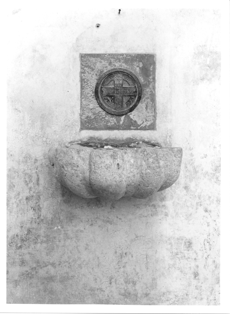 acquasantiera - bottega campana (sec. XVIII)