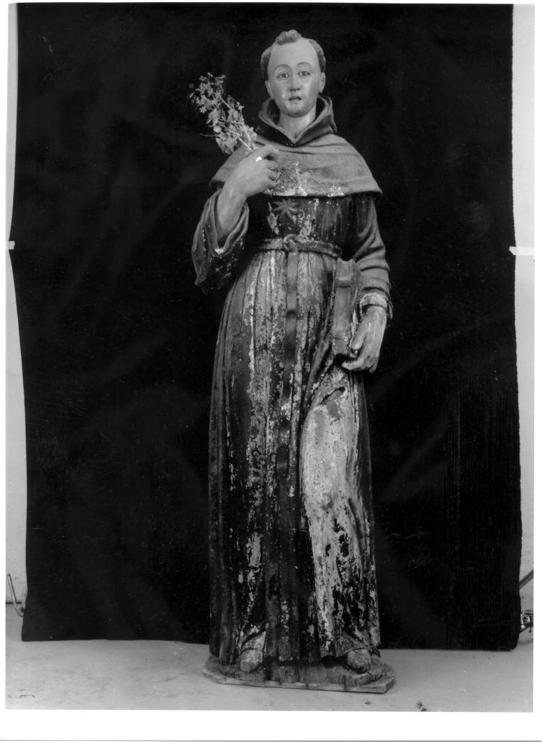 Santo agostiniano (statua) - bottega campana (sec. XVII)