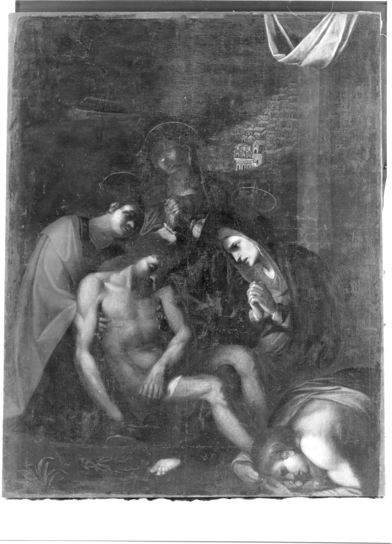 Cristo deposto dalla croce (dipinto) - ambito campano (sec. XVII)