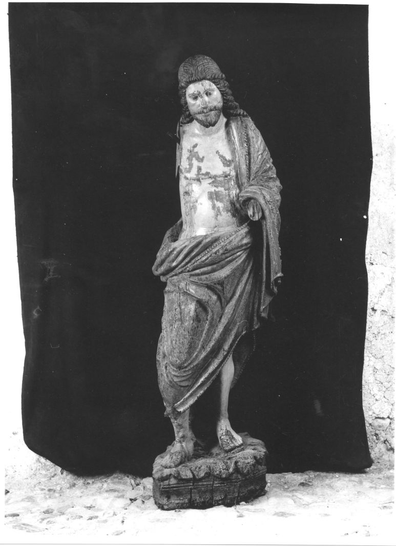 Cristo benedicente (statua) - bottega campana (sec. XV)