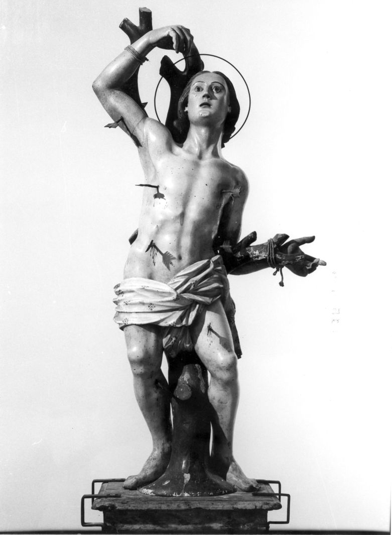 San Sebastiano (statua) - bottega campana (prima metà sec. XVIII)