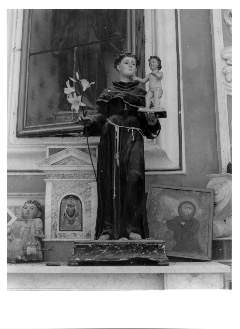 Sant'Antonio da Padova (statua) - bottega napoletana (sec. XIX)