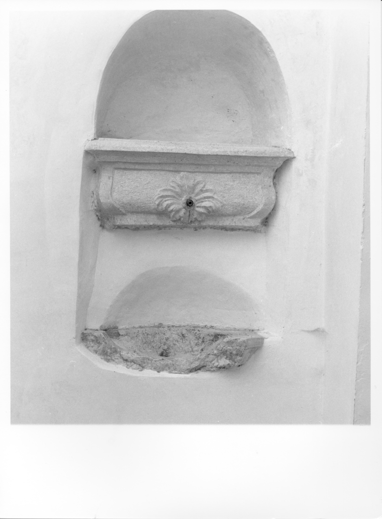 lavabo da sacrestia - ambito campano (sec. XVIII)