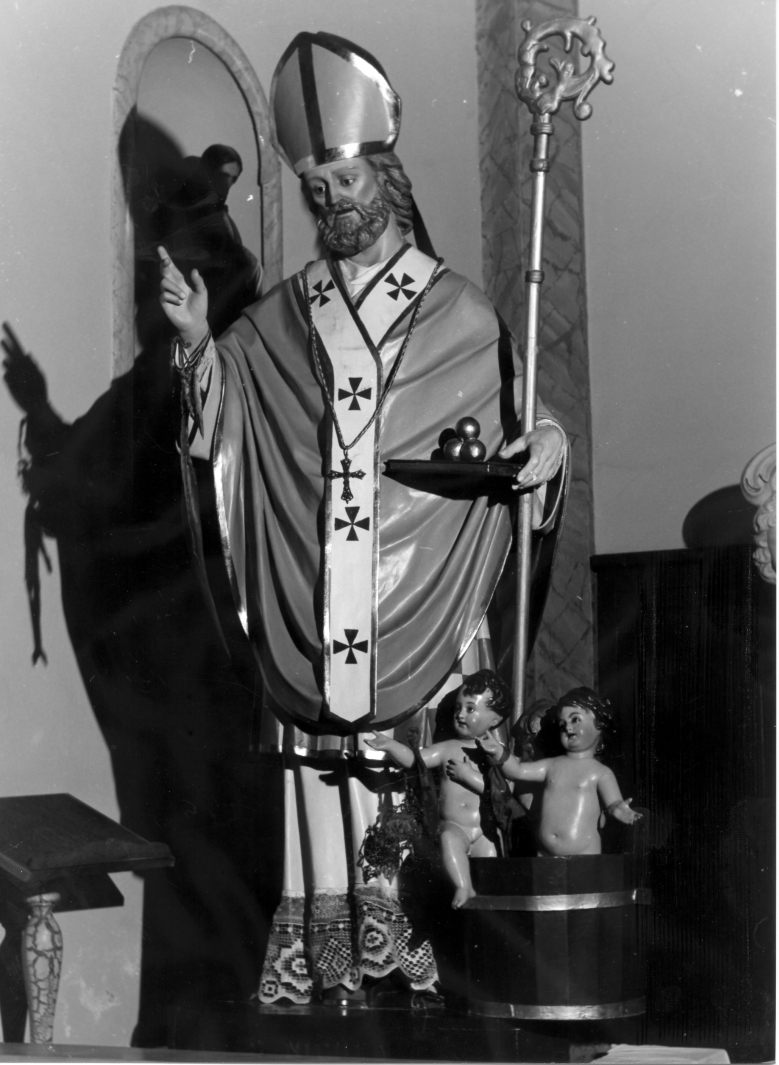 San Nicola di Bari (statua) - bottega campana (prima metà sec. XX)