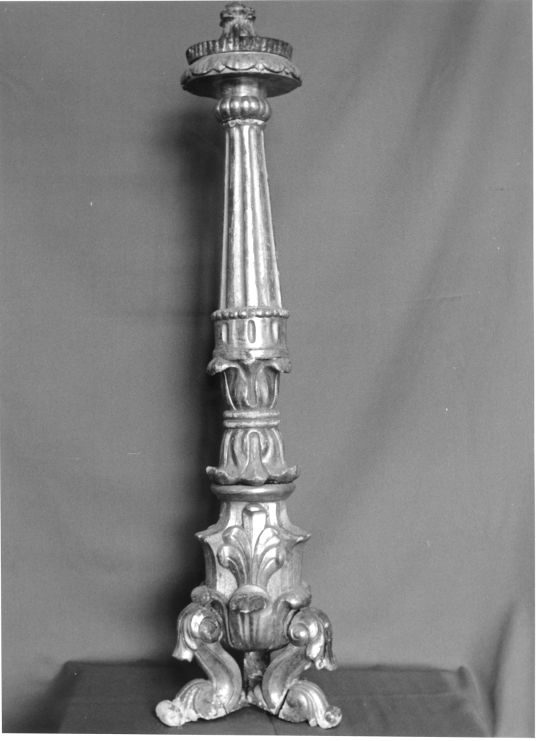 candeliere - bottega napoletana (seconda metà sec. XVIII)