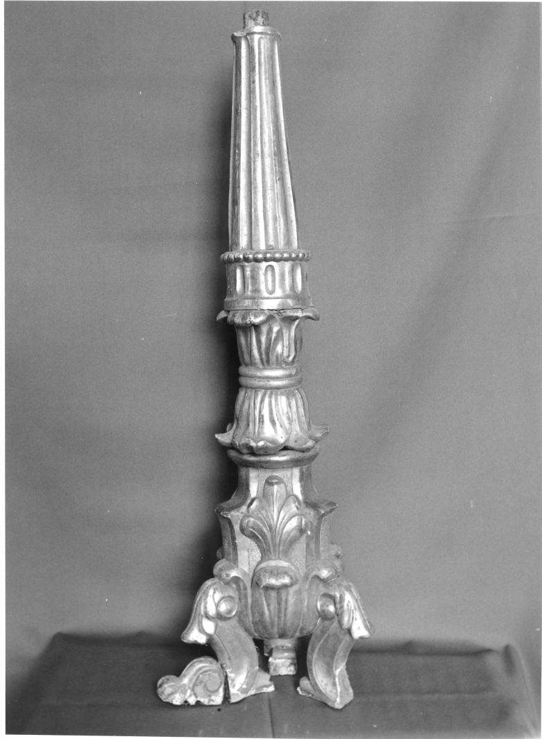 candeliere - bottega napoletana (seconda metà sec. XVIII)