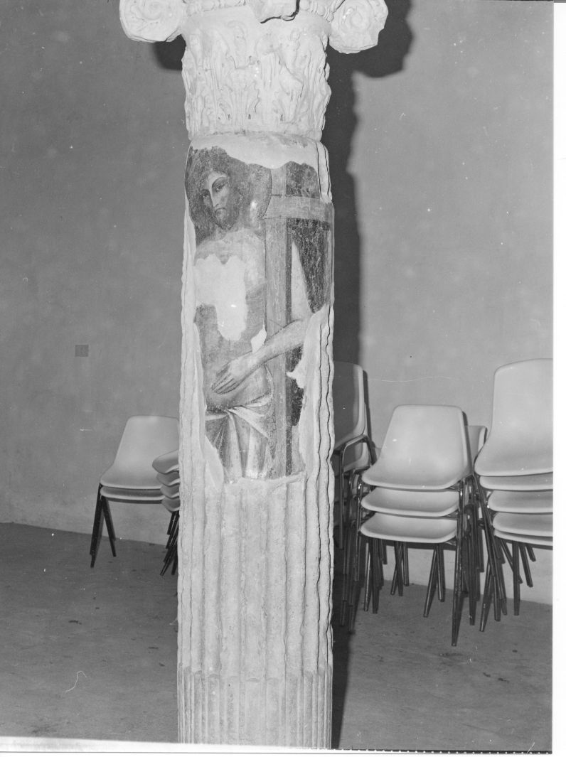 Cristo portacroce (dipinto) - ambito campano (secc. XIV/ XV)