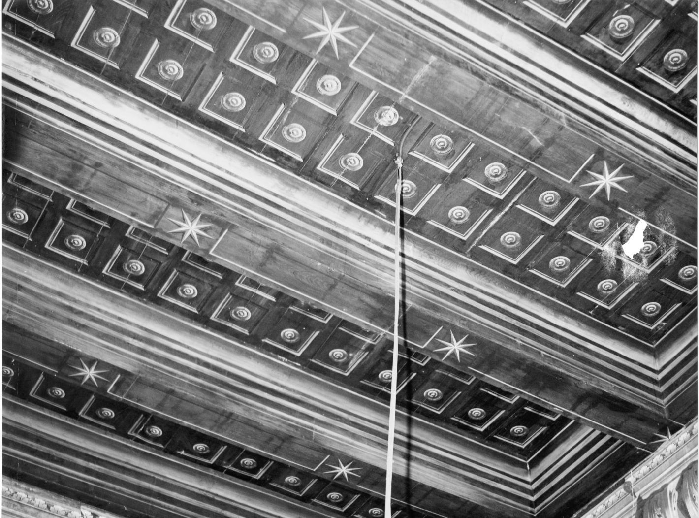 decorazione pittorica, elemento d'insieme - ambito campano (seconda metà sec. XIX)